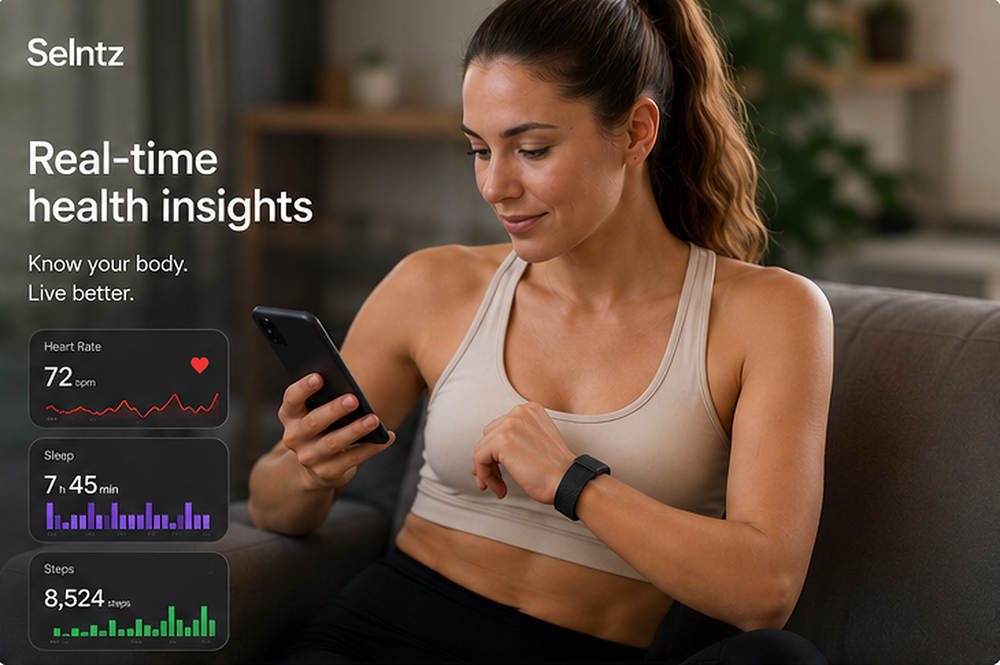 Selntz Flow™ — Screen-Free Wellness Tracking, Made Simple